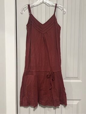 Isis cute dress size LARGE dark red color